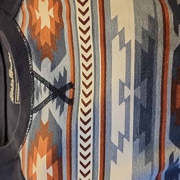 NEW Eddie Bauer Southwest Aztec Mountain Desert Top Athletic Athleisure Fall - Picture 10 of 12